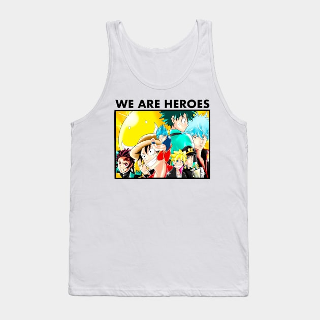 Shonen Heroes Tank Top by Uzzi Watson